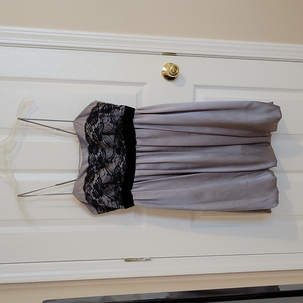Silver Semi-Formal Dress